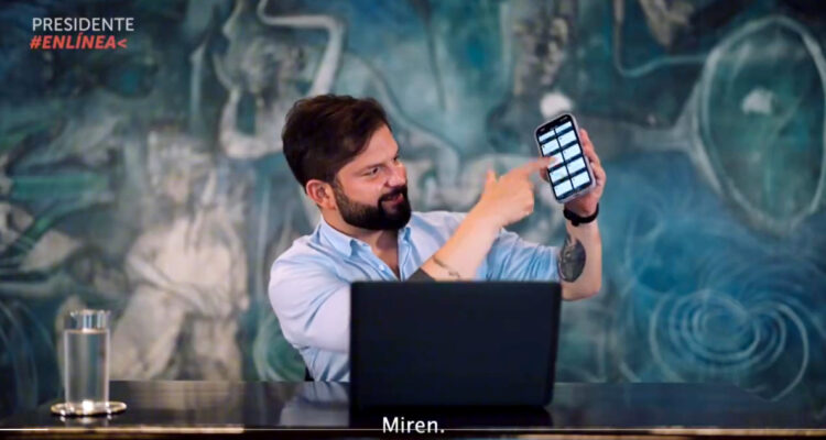 Boric se abre a usuarios y responde inquietudes por pensiones, pacto fiscal y el “Callampín Bombín”