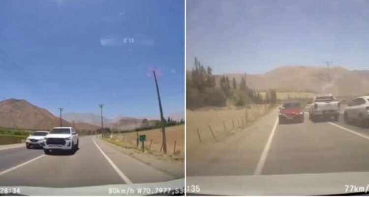 Video da cuenta de criminal maniobra de chofer de camioneta en el Valle del Elqui: fue despedido