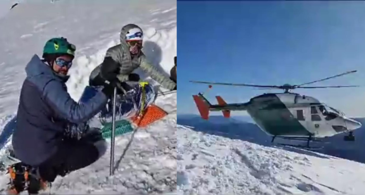 A más de 7.500 pies de altura: rescatan a excursionista herido y otras 3 personas en Volcán Choshuenco
