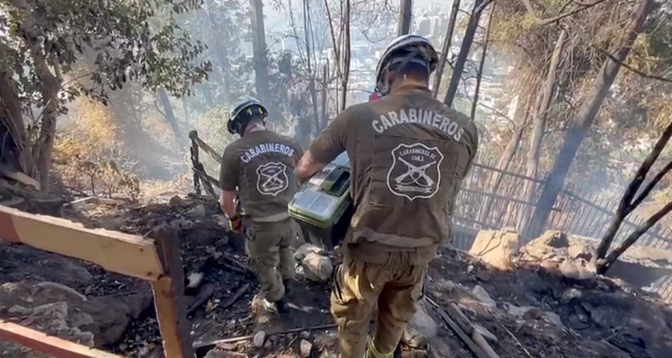 Cierran todos los accesos al Parque Metropolitano por incendio en el cerro San Cristóbal