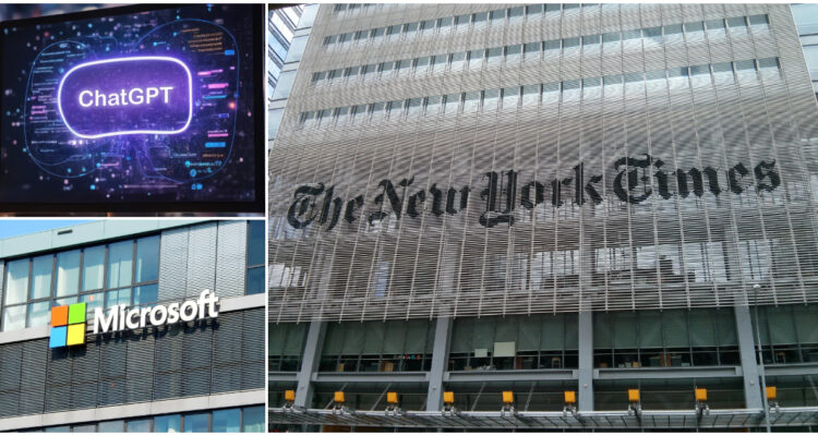 Periódico New York Times demanda a OpenAI y Microsof por usar sus textos en chatbots Bing y ChatGPT