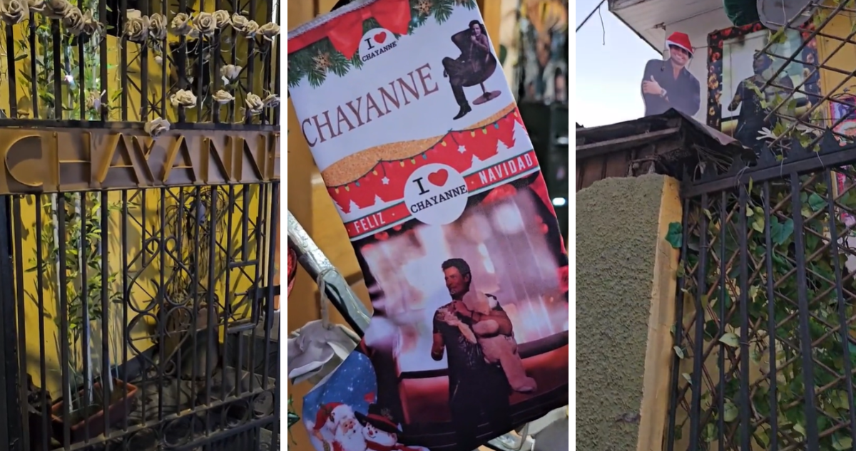 La “Chayacasa” existe y está en Rancagua: mujer decoró su casa con adornos y discos de Chayanne