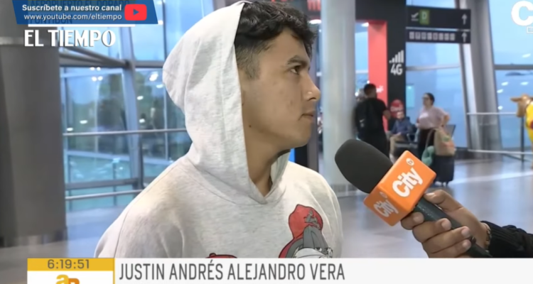 Chileno acusa que quedó varado en aeropuerto de Colombia tras ser asaltado por amigo con quien viajó