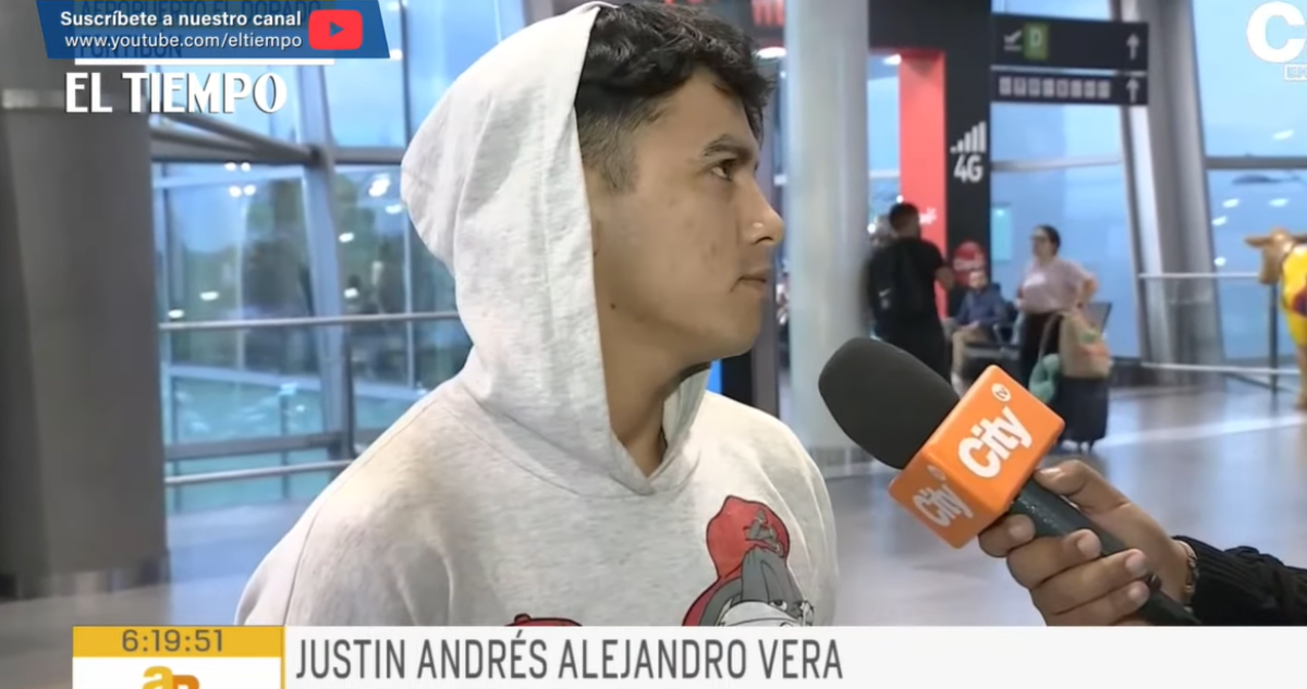 Chileno acusa que quedó varado en aeropuerto de Colombia tras ser asaltado por amigo con quien viajó