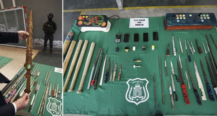 Hasta consolas de videojuegos decomisaron gendarmes en masivo allanamiento en 78 cárceles del país
