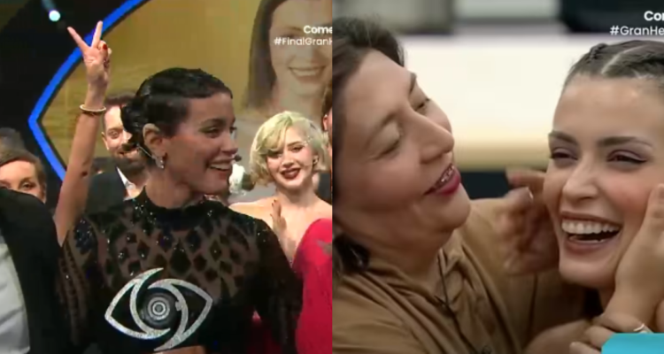 Cony Capelli junto a Pincoya en final de Gran Hermano