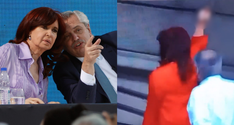 Cristina Fernández y grosero gesto en asunción de Javier Milei