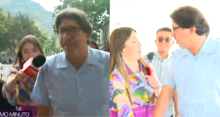 Daniel Jadue protagoniza tenso momento en vivo con periodista de CNN al asistir a su local de votación