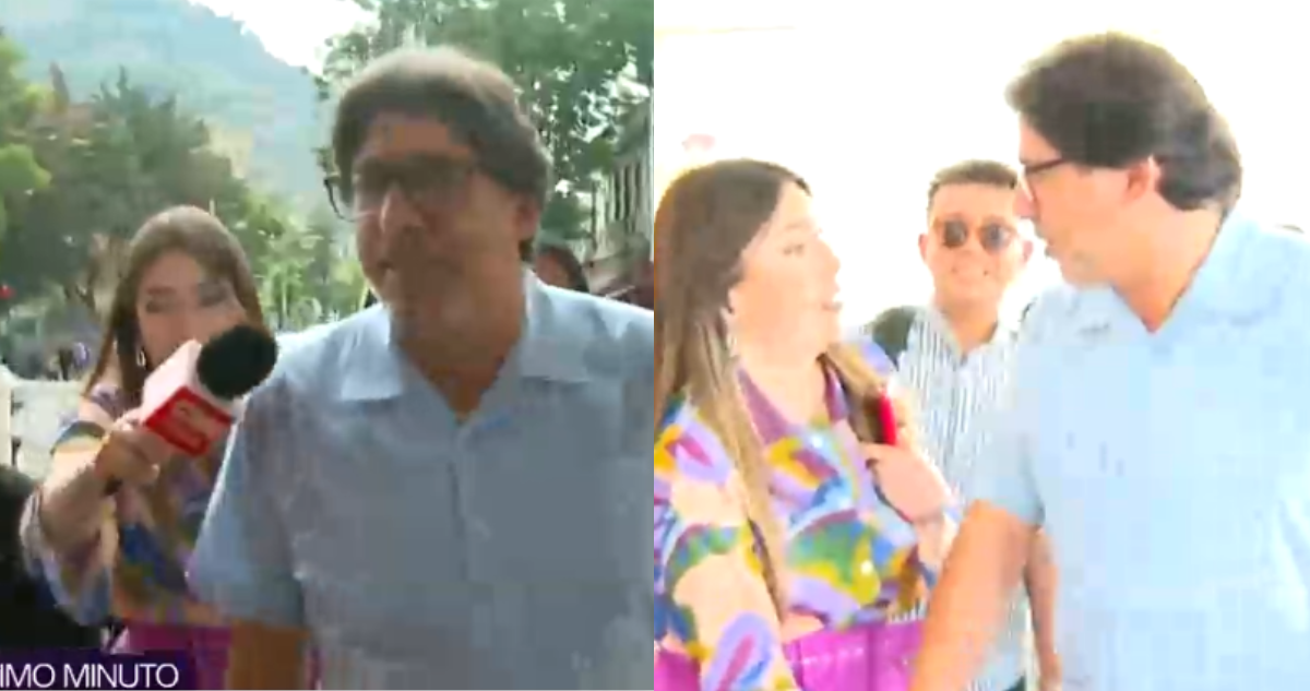 Daniel Jadue protagoniza tenso momento en vivo con periodista de CNN al asistir a su local de votación