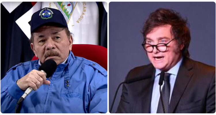 Daniel Ortega y Javier Milei
