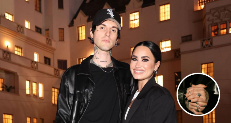 Demi Lovato junto a su novio Jutes