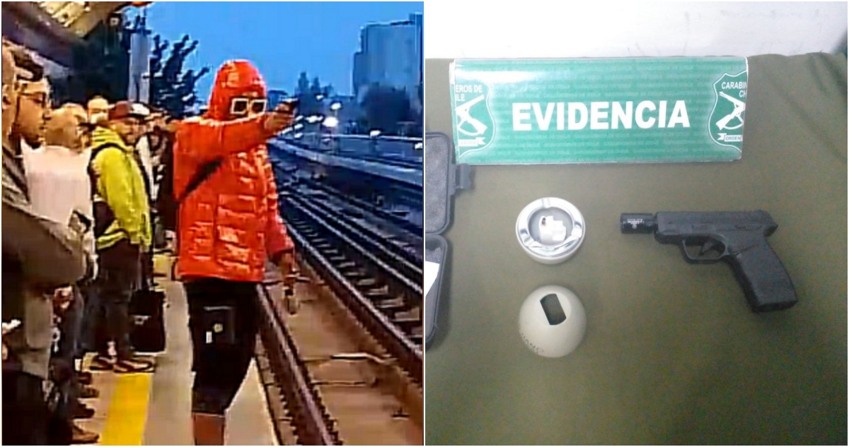 Detienen a sujeto que entró “armado” al Metro: pistola y granada eran encendedores