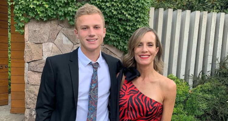 Diana Bolocco junto a su hijo Pedro en fotografía compartida en su Instagram