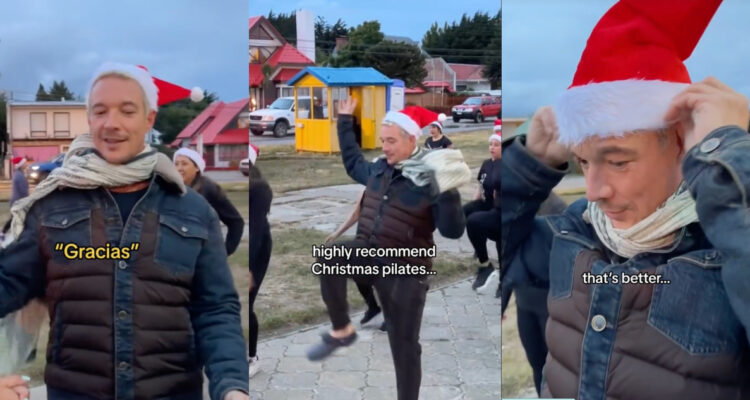 Diplo compartió registros de su desapercibida visita a Chile: hizo pilates con vecinas de Punta Arenas