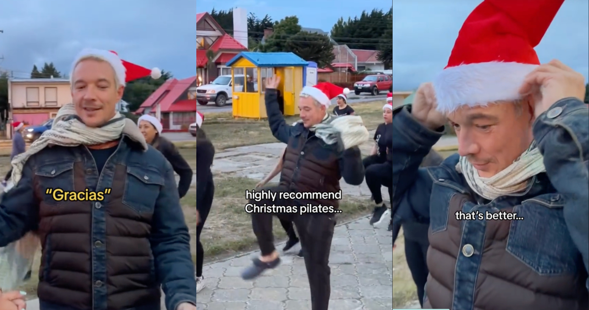 Diplo compartió registros de su desapercibida visita a Chile: hizo pilates con vecinas de Punta Arenas