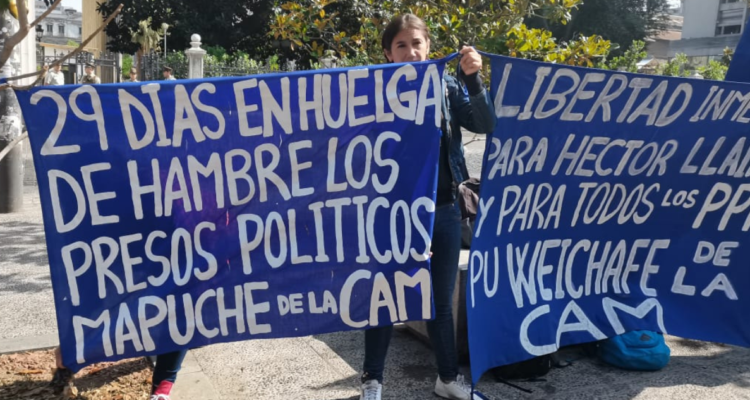 Héctor Llaitul y otros 5 miembros de la CAM se suman a huelga líquida