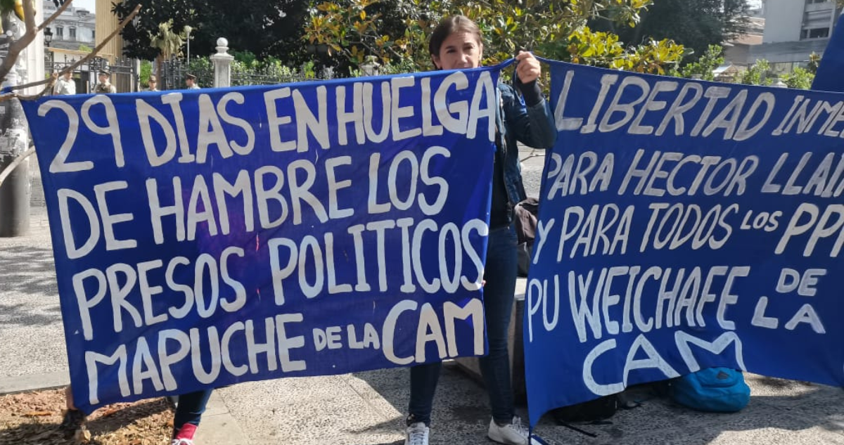 Héctor Llaitul y otros 5 miembros de la CAM se suman a huelga líquida