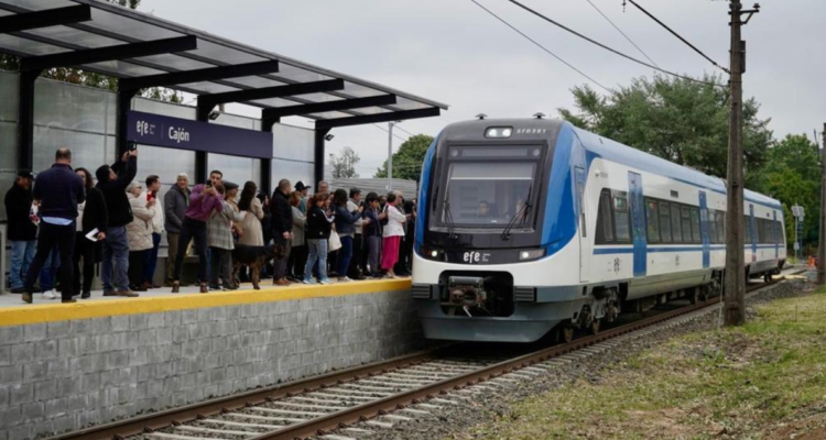 Habilitan nueva parada ferroviaria Cajón: acorta tiempos de traslado entre Vilcún y Temuco