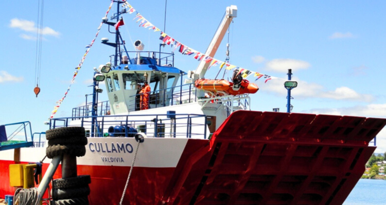 Barcaza Cullamó retorna a Bahía de Corral entre el 30 y 31 de diciembre en Valdivia