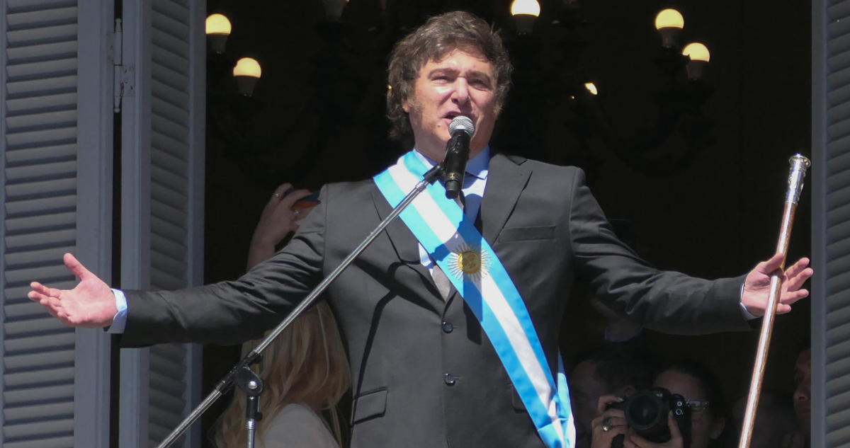 Asunción Javier Milei como presidente de Argentina 