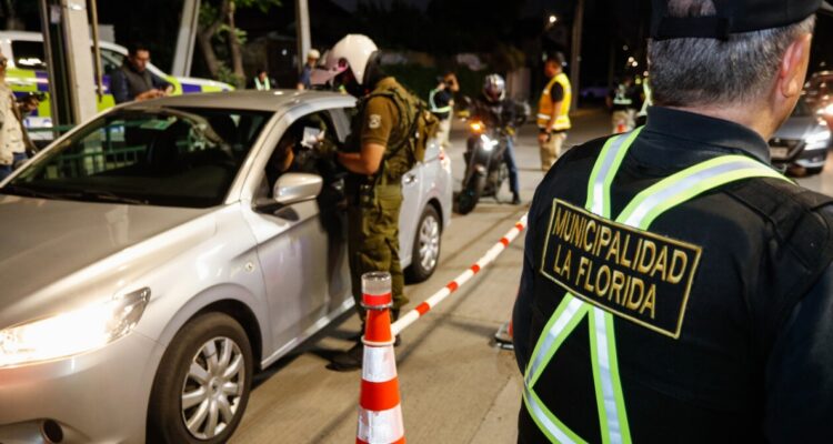 Con detenidos y autos retirados comienzan fiscalizaciones por emergencia comunal en La Florida