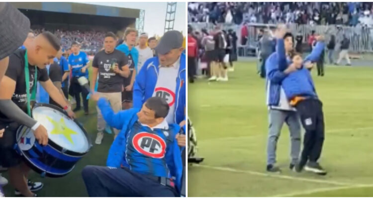 Emotiva celebración de hinchas de Huachipato