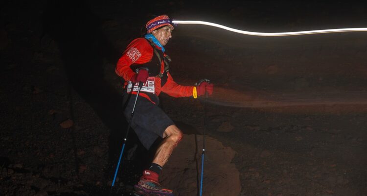 Marlene Pérez durante Vulcano Ultra Trail 2023.