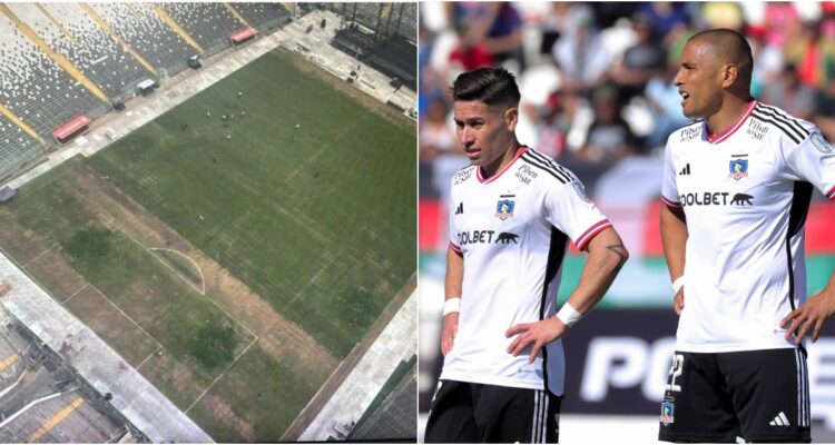 El pésimo estado del Estadio Monumental previo a duelo ante Unión Española