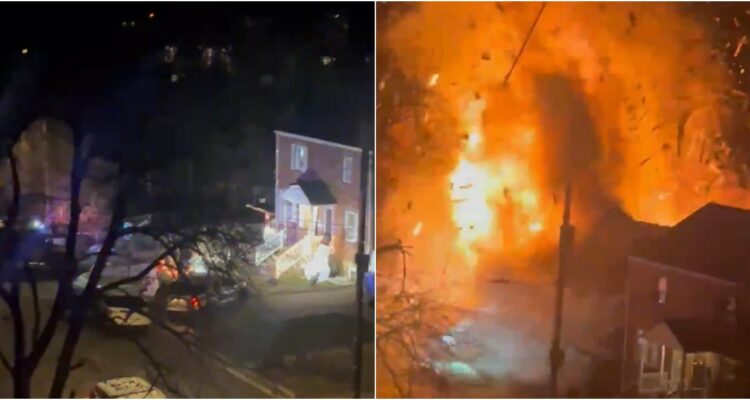 Cinematográfica explosión destruye una casa durante procedimiento policial en EE.UU.