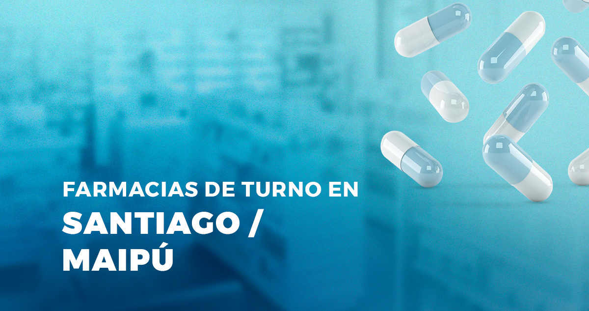 Farmacias de turno en Maipú.