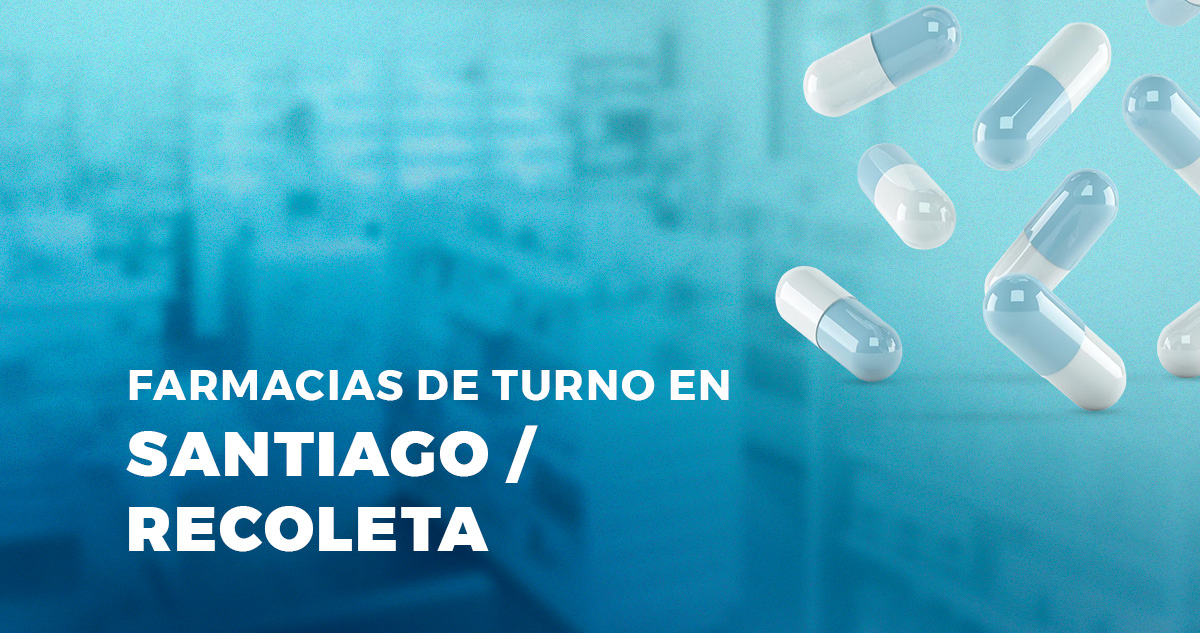 Farmacias de turno en Recoleta.