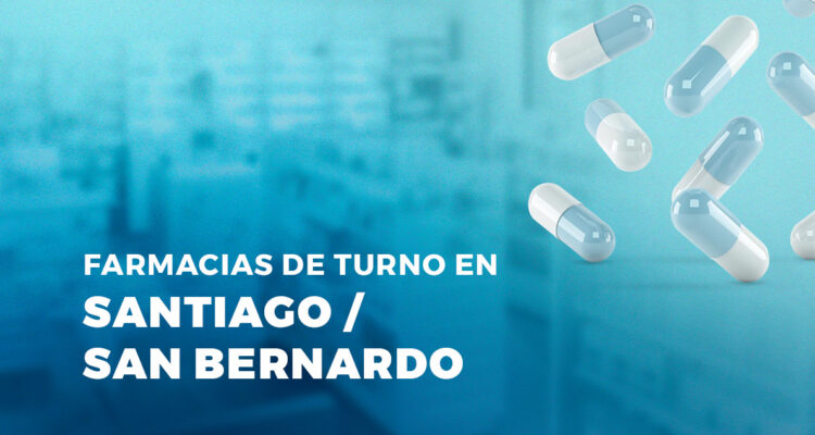 Farmacias de turno en San Bernardo.
