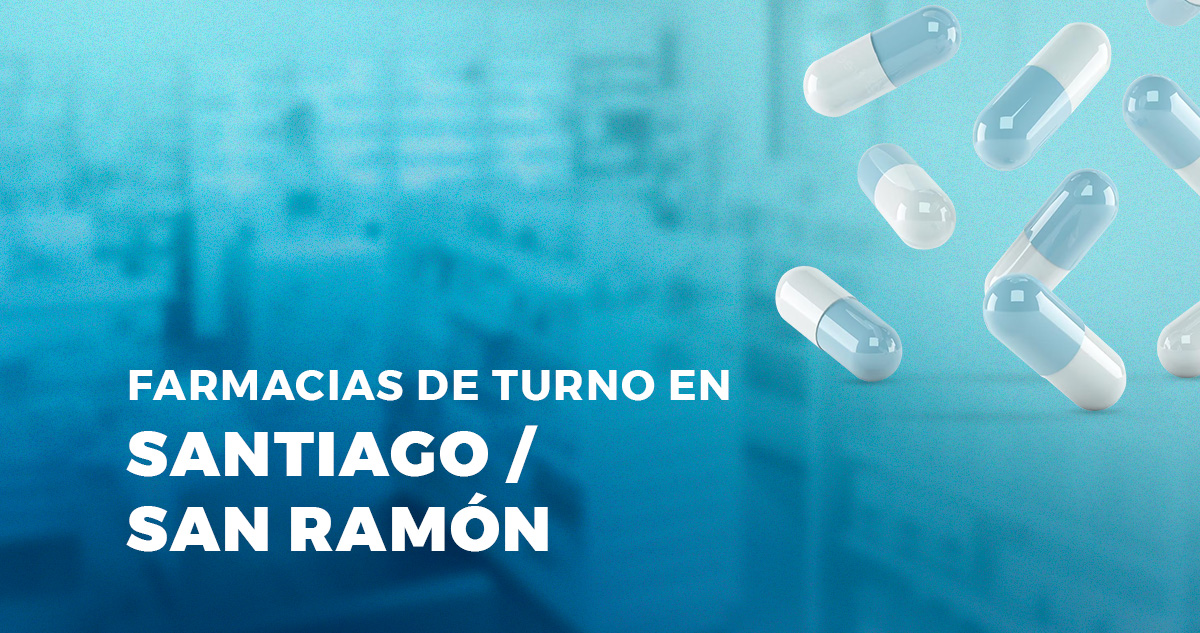 Farmacias de turno en San Ramón.