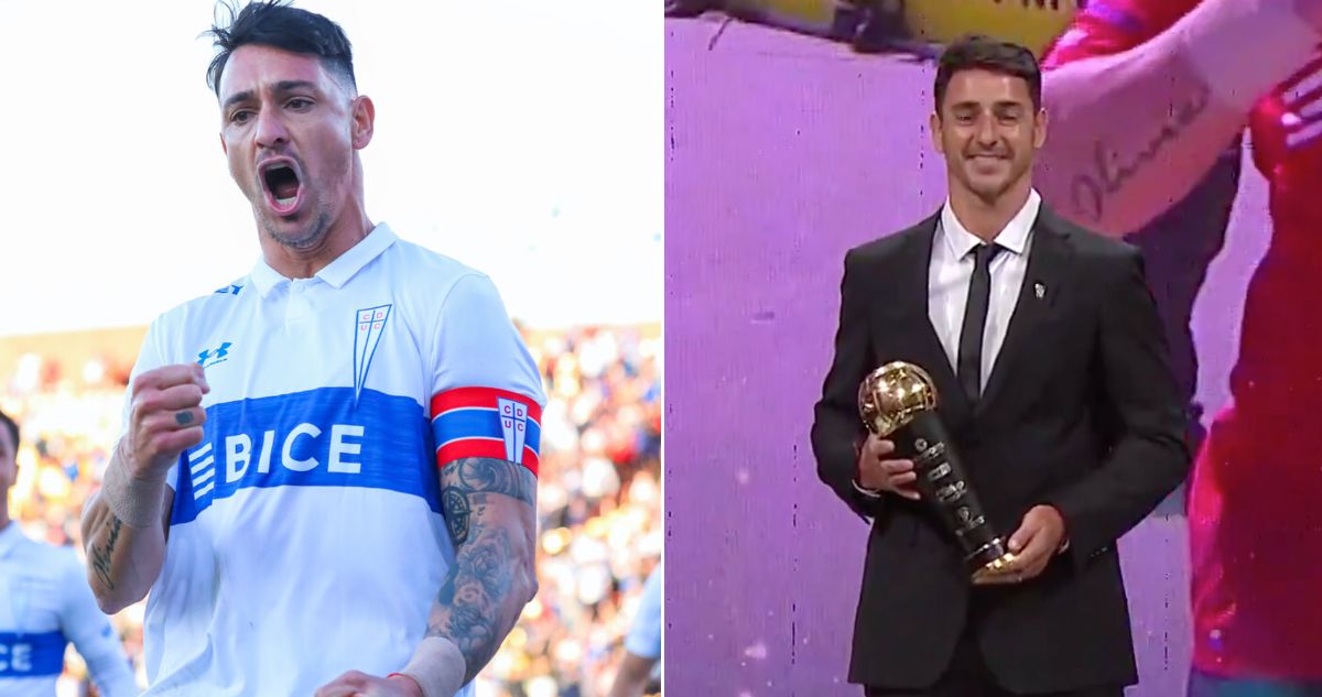 Fernando Zampedri, histórico tetragoleador del fútbol chileno, fue el Mejor del Año