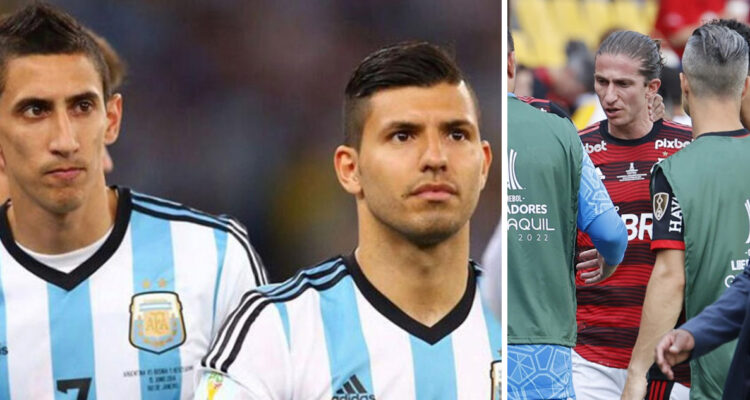 Filipe Luis pidió disculpas al argentino Di María.