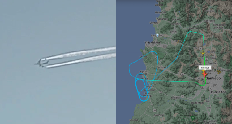 Avión de carga Santiago-Miami sobrevoló por casi una hora literal central: habría sufrido desperfecto