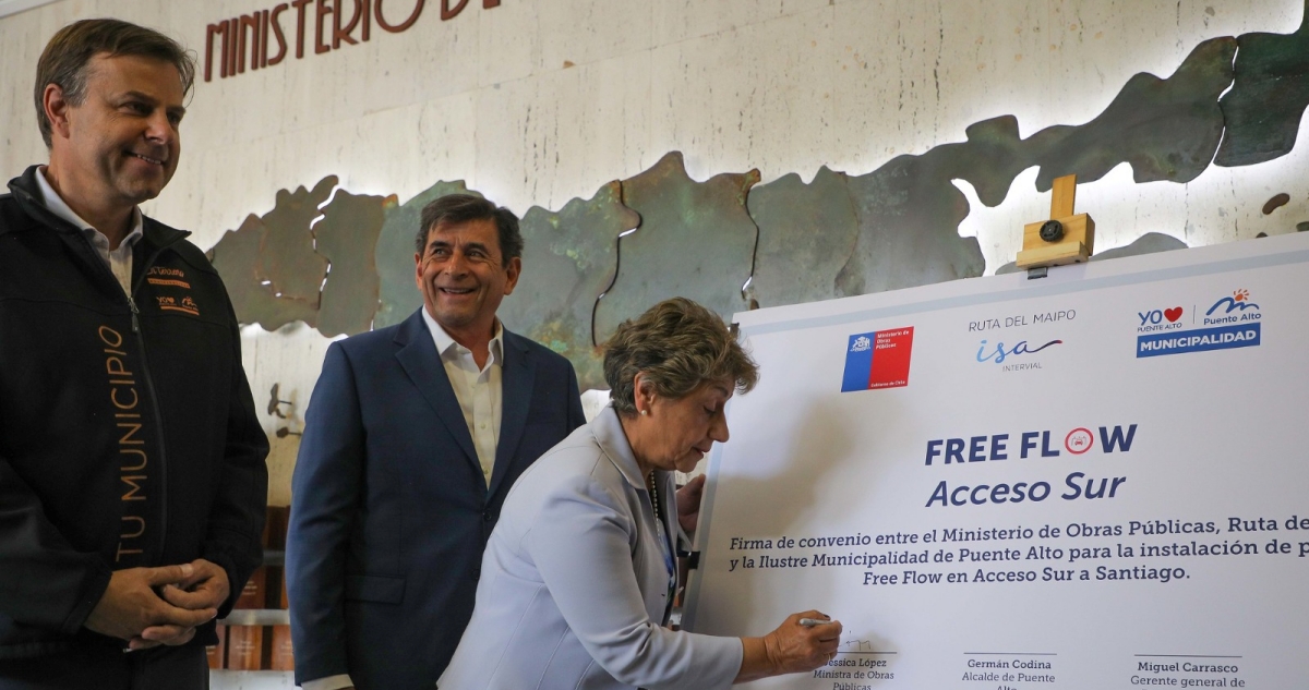Anuncian instalación del sistema “free flow” en la autopista Acceso Sur para 2024