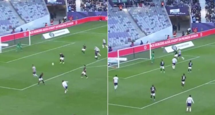 El preciso centro de Gabriel Suazo que terminó en gol en empate del Toulouse