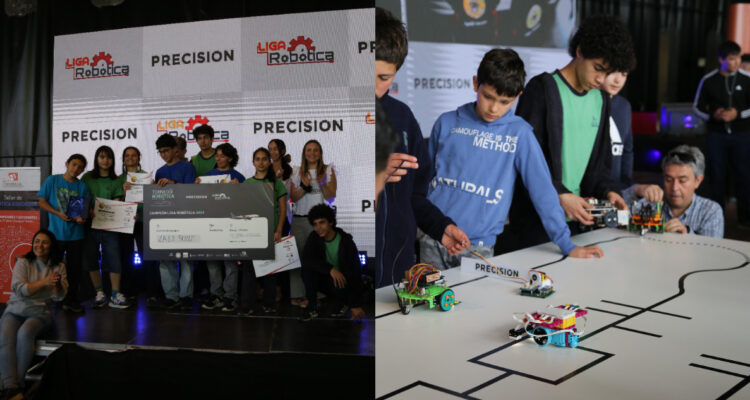Estudiantes de 13, 14 y 15 años ganaron la Liga Nacional de Robótica y representarán a Chile en México