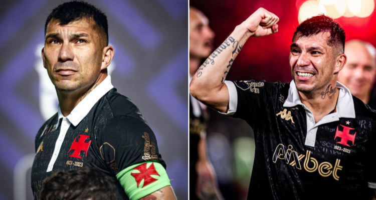 Gary Medel es elogiado en Brasil por los hinchas de Vasco Da Gama.