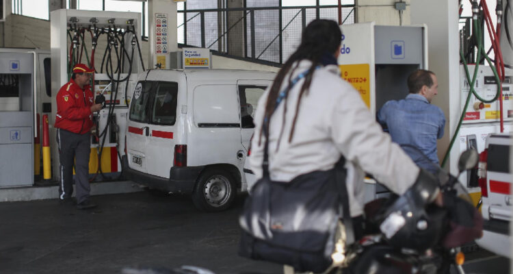 Una gasolinera en el centro de Buenos Aires