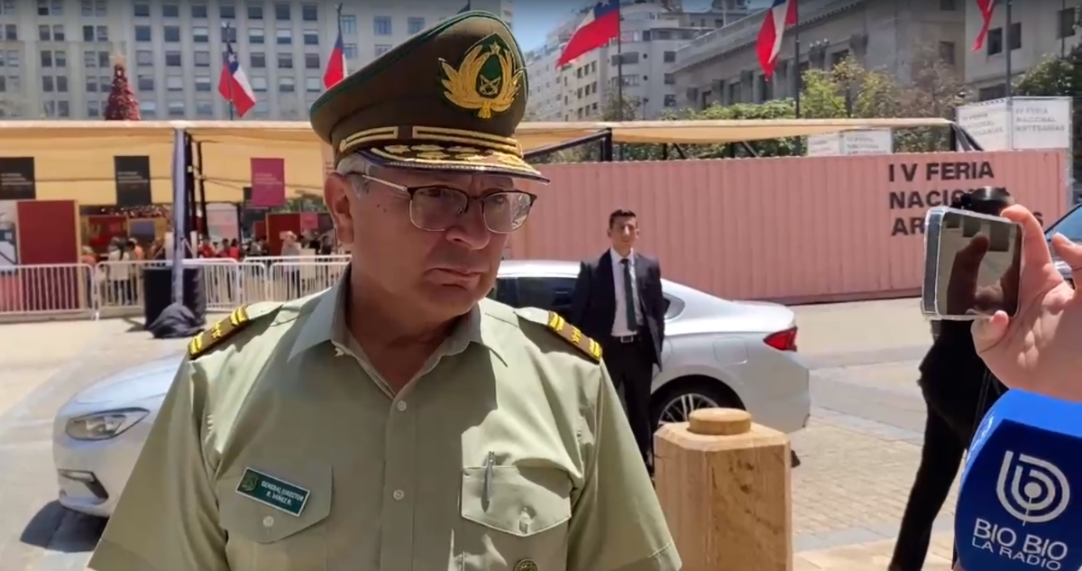 General Yáñez por carabinero suspendido en Lota