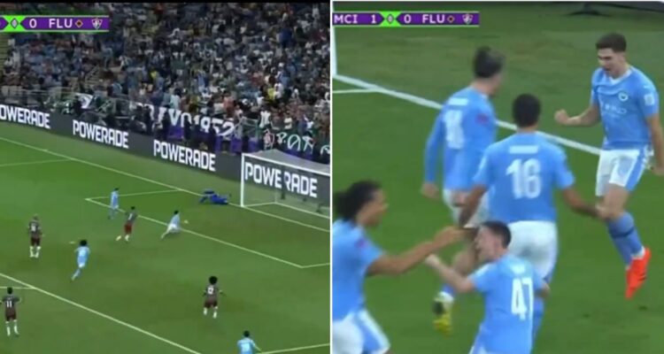 El gol de Julián Álvarez que adelantó al City ante Fluminense en Mundial de Clubes