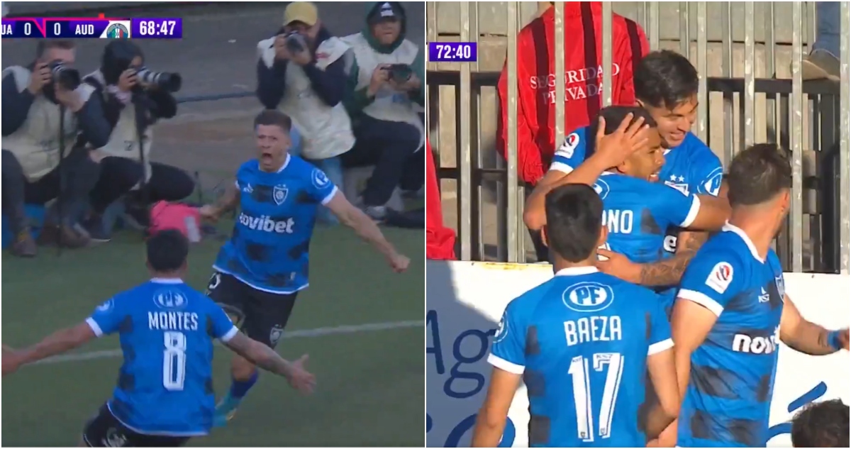 Goles de Huachipato ante Audax Italiano.