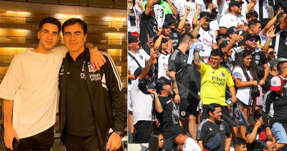 Sebastián Quinteros defendió a su padre de los hinchas de Colo Colo.