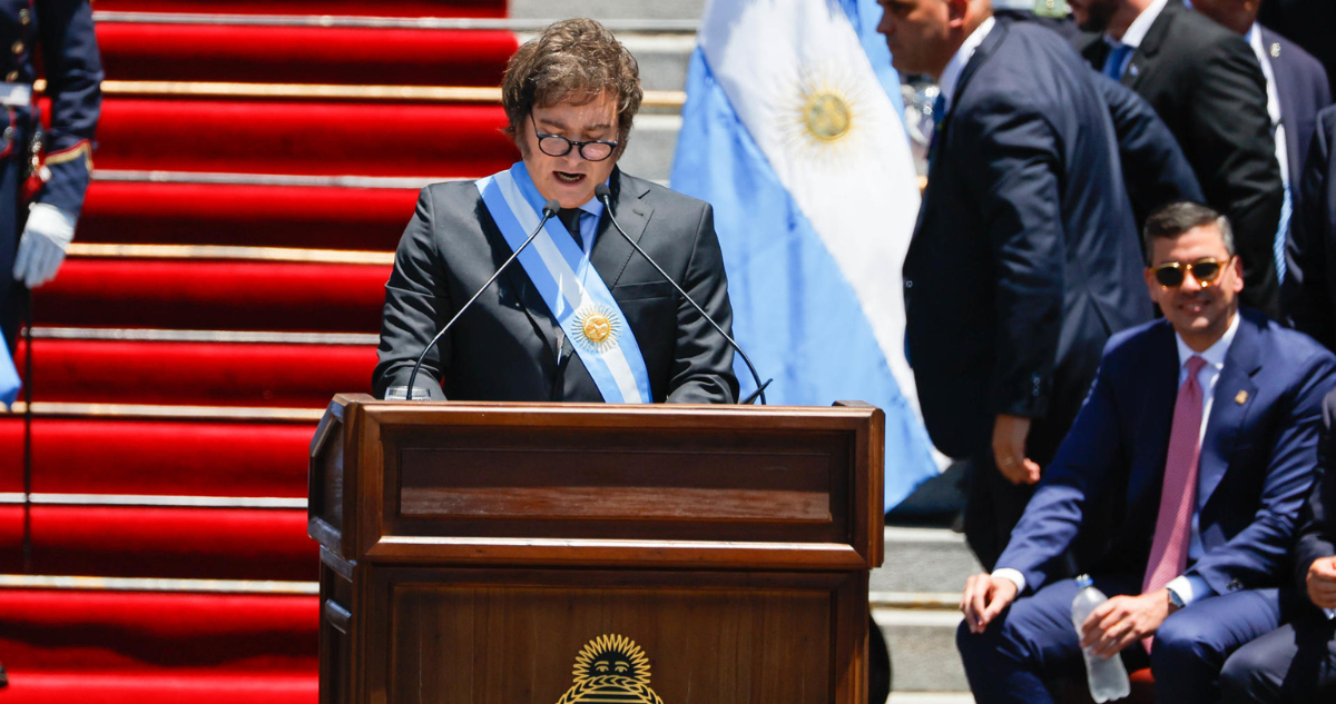 Hoy comienza una era de prosperidad y crecimiento Milei tras asumir como presidente de Argentina