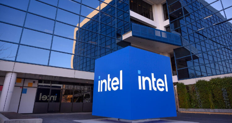 Imagen del edificio corporativo de Intel en Oregon