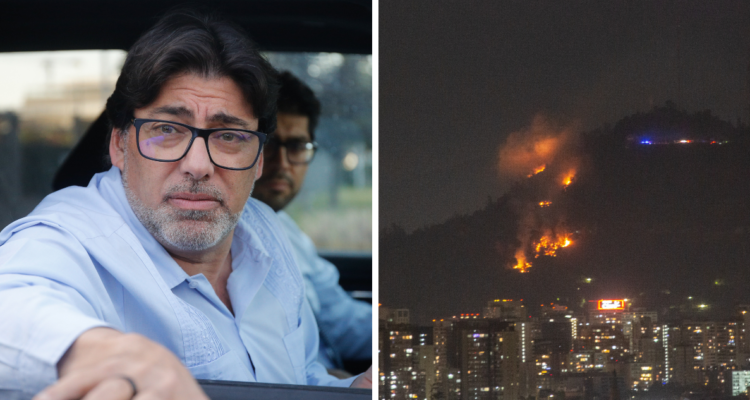 Jadue querella incendio cerro san cristóbal