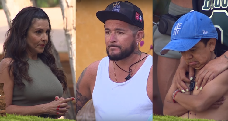 Karla Constant (Izquierda); Junior Playboy (centro) y Miguelito (derecha)