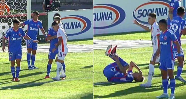 Garay sancionó con amarilla un pisotón que toda La U reclamó como expulsión